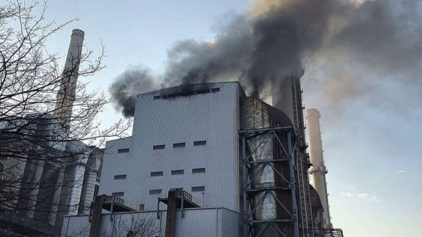 Incendiu la Termocentrala Rovinari. Producția de energie a fost oprită