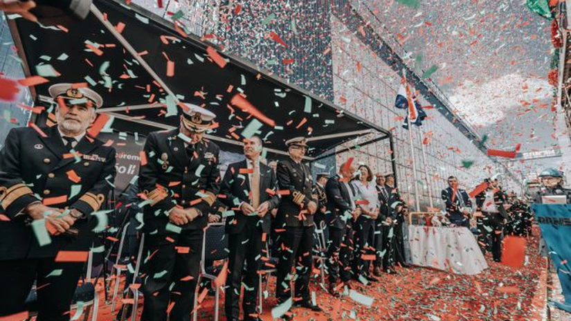 Damen Galați lansează la apă nava NRP „D. João II” pentru Marina Portugheză