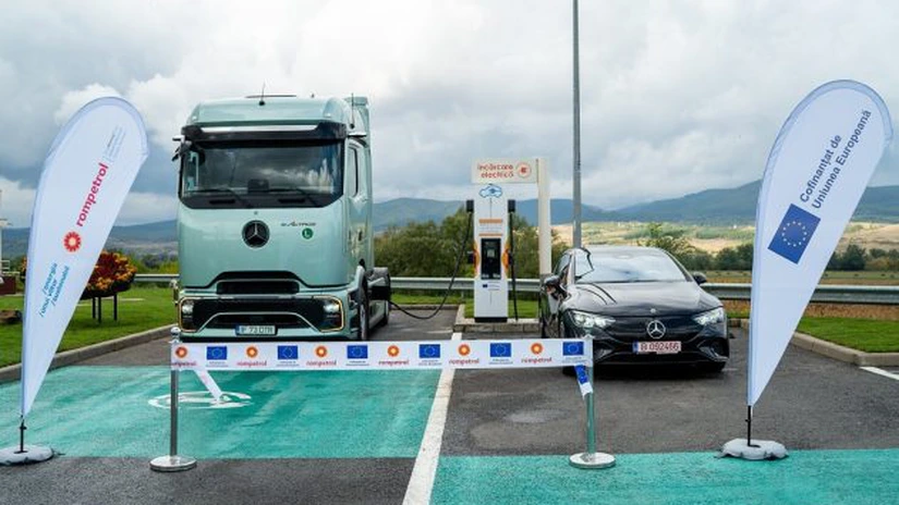Rompetrol instalează stații de încărcare electrică în 26 de noi locații din România, proiect co-finanțat din bani europeni