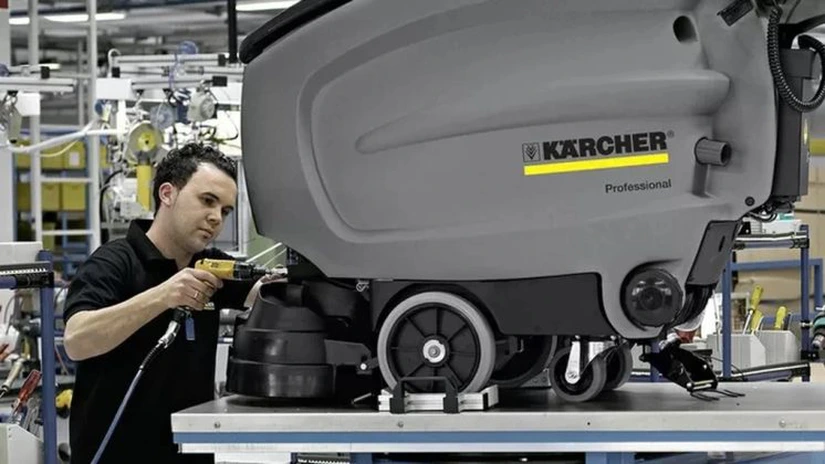 Producătorul de aspiratoare Kärcher, cu 3 fabrici în România, trece de 1,2 miliarde de lei afaceri în 2025. Producția merge în toată Europa