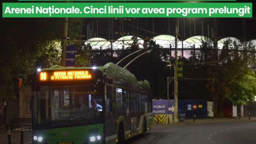 Cinci linii STB vor avea program prelungit pentru concertul Metallica