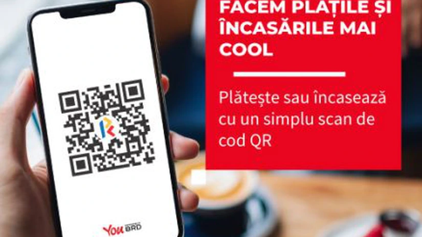 BRD extinde funcționalitățile RoPay. Plăți pe net prin scanare de cod QR. Plățile prin RoPay sunt necomisionate