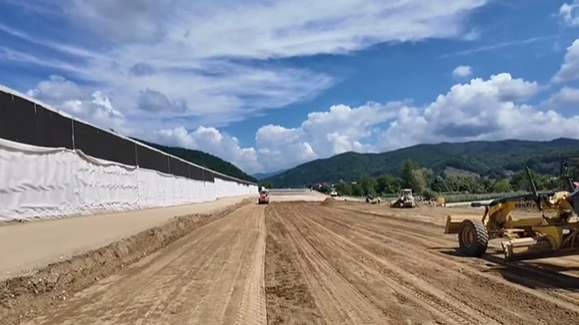 VIDEO Autostrada A1 Sibiu - Pitești. Lucrările la secțiunea 3 se apropie de 15%. De unde va începe forarea celui mai lung tunel