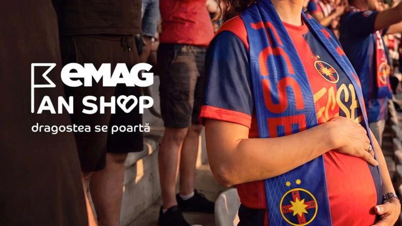 eMAG a deschis un magazin nou de unde iubitorii fotbalului pot cumpăra echipamentele echipelor favorite, eMAG Fan Shop