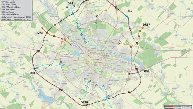 Nouă șosea în București: Drumul Radial DR1 - Vest Expres, aprobat de Ministerul Transporturilor