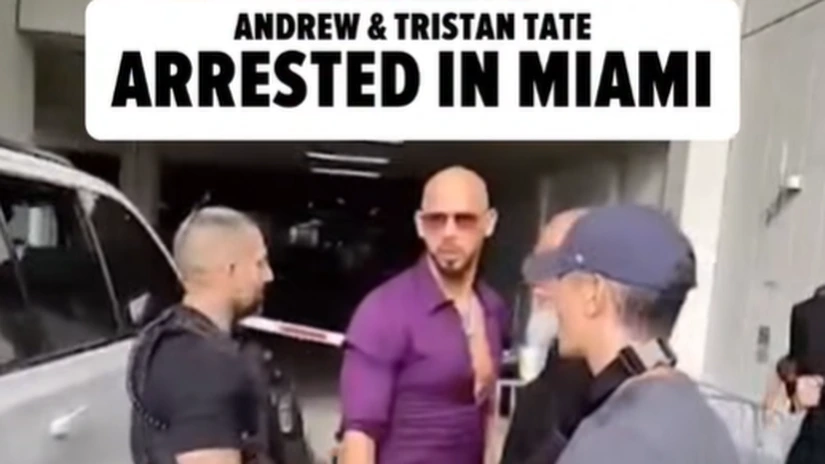 Fraţii Tate au fost arestaţi la Miami, la solicitarea Regatului Unit