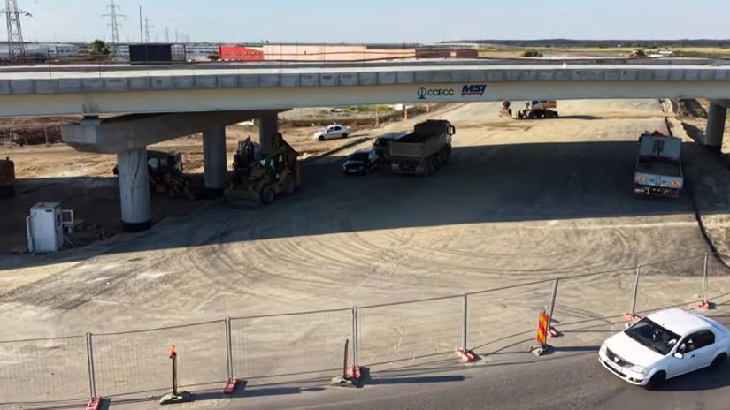 VIDEO Autostrada Bucureștiului A0: Cum mai evoluează lucrările la lotul chinezilor