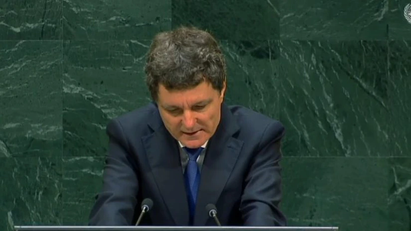 Nicușor Dan, în discursul din fața Adunării Generale a ONU: Ameninţarea Federaţiei Ruse nu se limitează doar la Ucraina. Europa este ţinta unui război hibrid