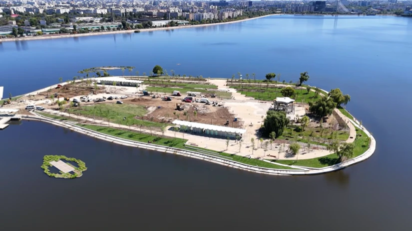 VIDEO Insula Lacul Morii: Imagini spectaculoase cu câteva zile înainte de marea redeschidere