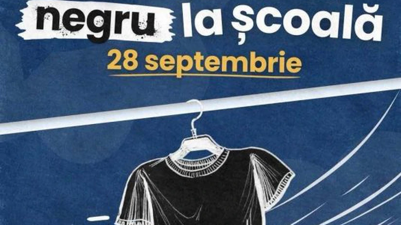 Elevii protestează azi, îmbrăcaţi în negru, faţă de introducerea uniformelor