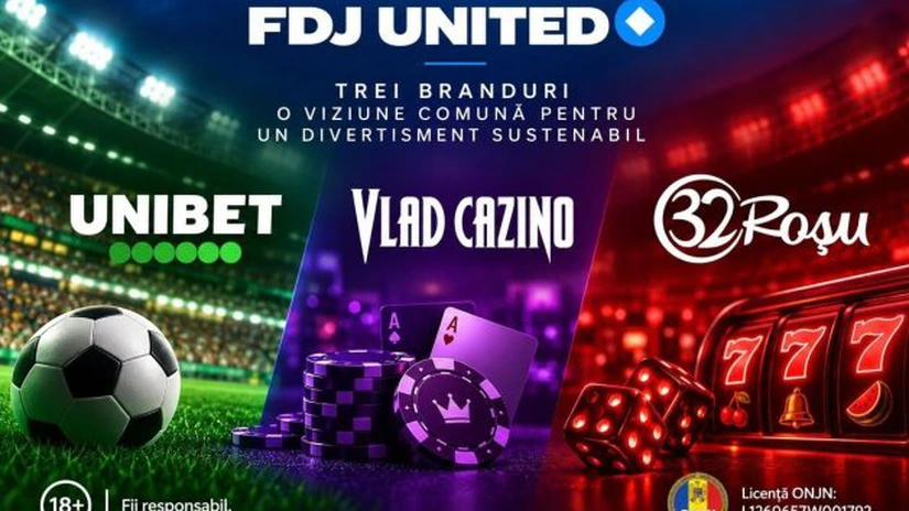 FDJ UNITED continuă pe piața din România încă 10 ani, cu cele trei branduri licențiate ONJN