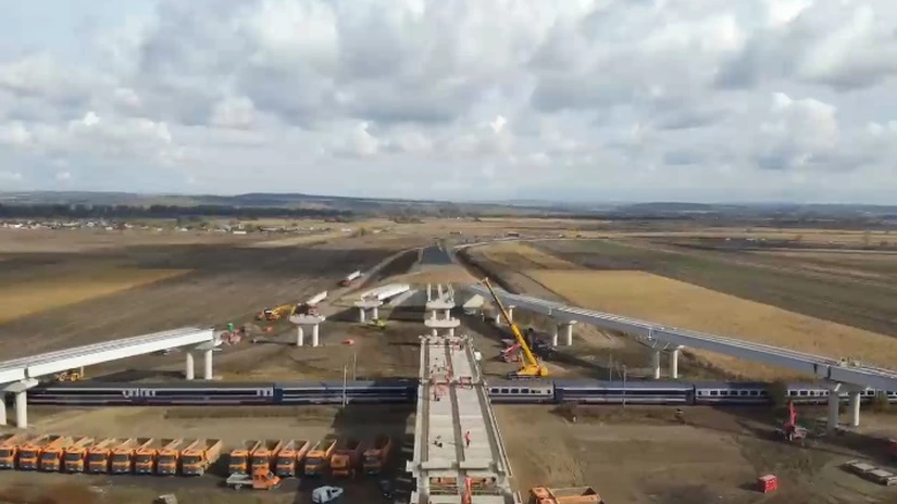 VIDEO Autostrada A7 Bacău - Pașcani: Muncitorii lui Umbrărescu au realizat aproape 70% din lucrările de pe lotul 1